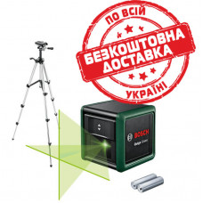 Лазерний нівелір Bosch Quigo Green зі штативом і батарейками 0603663C04