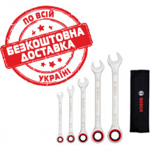 Набір гайкових ключів Bosch Professional у сумці, 5 шт 1600A02Z3D