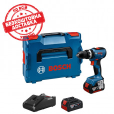 Акумуляторний ударний дриль-шурупокрут Bosch GSB 18V-65 Professional з 2 акб GBA 18V 5 Ah і з/п GAL 18V-40, в L-BOXX 136N 06019N3303