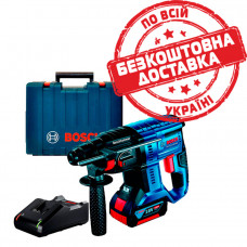 Акумуляторний безщітковий перфоратор Bosch Professional GBH 180-Li в чемодані, 1 акб GBA 18V 4.0Ah та з/п GAL 18V-40 0611911122
