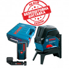 Комбінований лазер Bosch Professional GCL 2-50 в чемодані з приймачем LR 6, тримачем RM 1 0601066F01