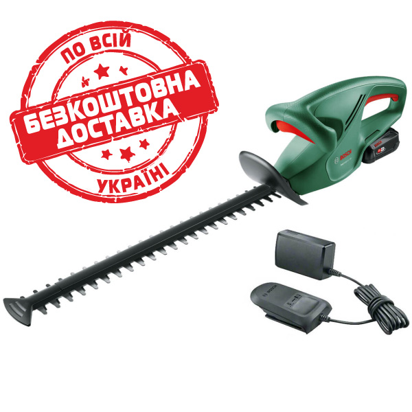 Кущоріз акумуляторний Bosch Easy HedgeCut 18-45 з акб PBA 18V 2.0Ah і з/п AL 1810 CV 0600849H02