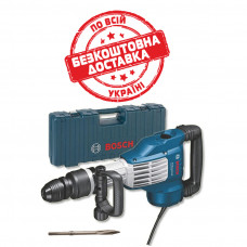 Відбійний молоток Bosch Professional GSH 11 VC в чемодані з пикоподібним зубилом 0611336000