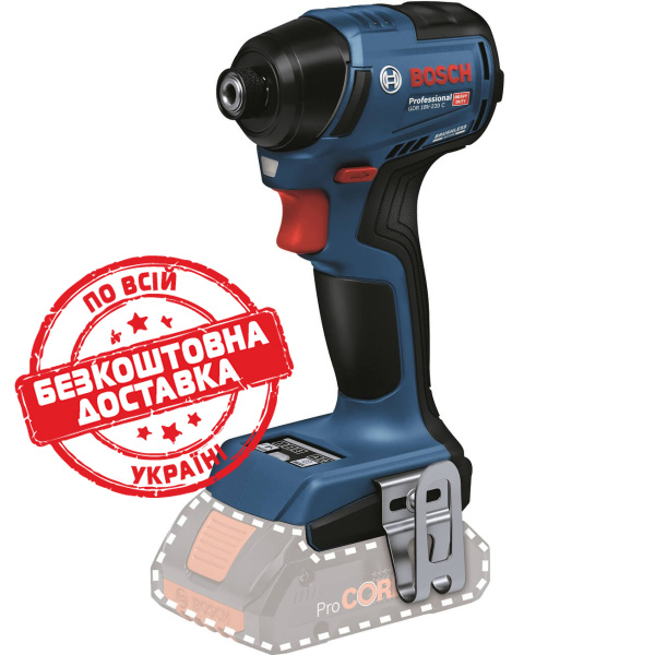 Акумуляторний ударний гайковерт Bosch Professional GDR 18V-220 C без акб і з/п, в картоні 06019L6000