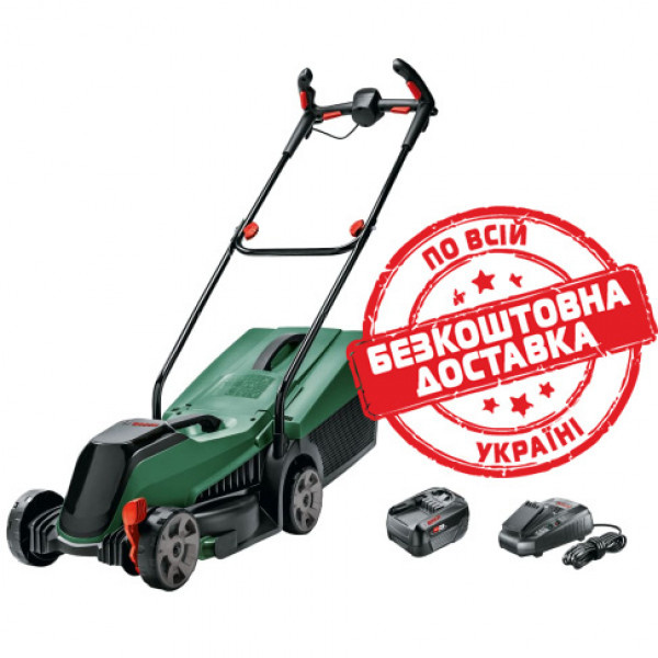 Акумуляторна газонокосарка Bosch CityMower 18V-32-300 з акб PBA 18 V 4,0 Ah і з/п AL 1830 CV 06008B9A07