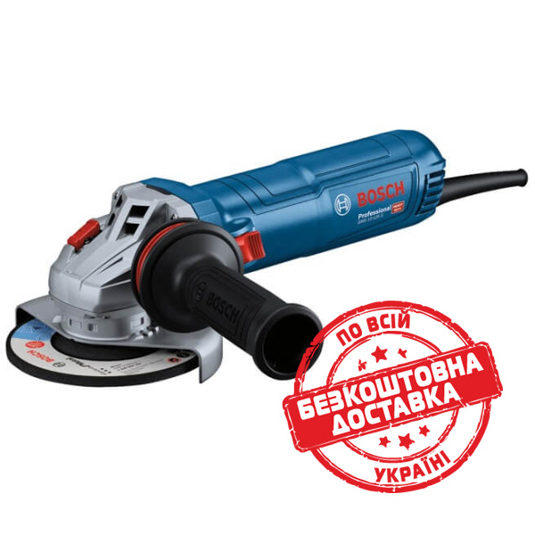 Кутова шліфмашина Bosch Professional GWS 12-125 S з регулюванням і антивібраційною рукояткою 06013A6020