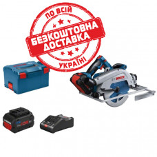 Акумуляторна циркулярна пила Bosch Professional GKS 18V-68 GC, в L-Boxx 238 із 2 акб ProCORE18V 8.0Ah, з/п GAL 18V-160 C 06016B5101