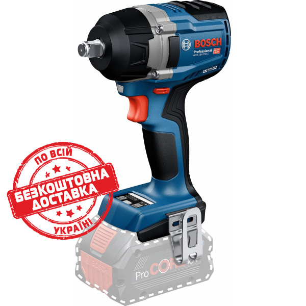 Акумуляторний ударний гайкокрут Bosch Professional GDS 18V-750 C без акб та з/п, в картоні 06019L9000