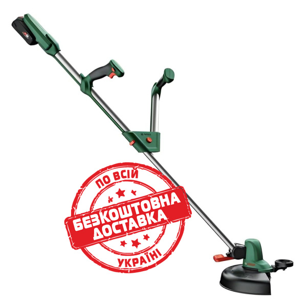 Акумуляторний тример Bosch UniversalGrassCut 18V-260 з 1 акб PBA 18V 2.0Ah і з/п AL 18V-20 06008C1D03