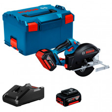 Акумуляторна циркулярна пила Bosch Professional GKM 18V-50 в L-Boxx 238 з 2 акб GBA 18V 5.0Ah та з/п GAL 18V-40 06016B8002