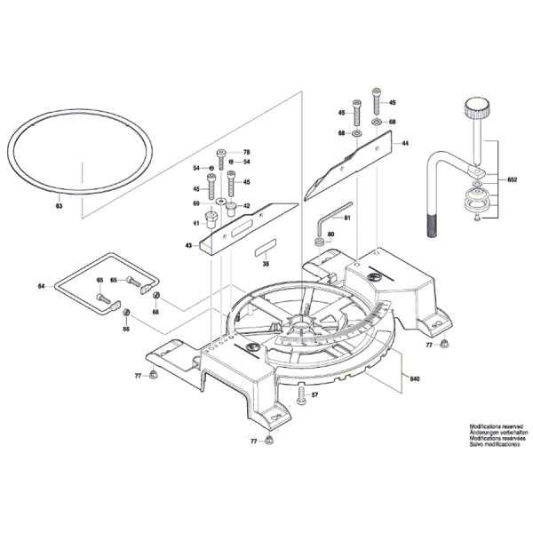 Торцювальна пила Bosch Professional GCM 800 SJ 0601B19000