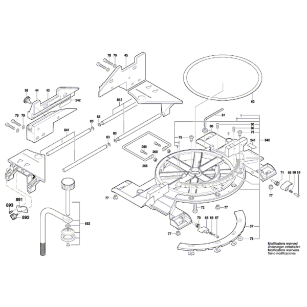 Торцювальна пила BOSCH GCM 8 SJL (0601B19100)