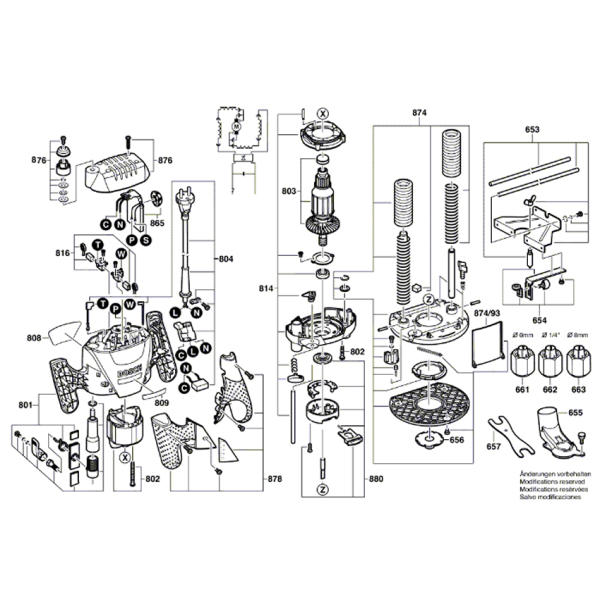 Фрезер Bosch POF 1400 ACE в чемодані 060326C820
