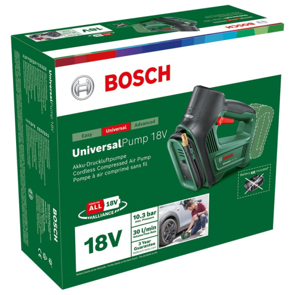 Акумуляторний повітряний насос Bosch UniversalPump 18V (0603947100) без аку та зарядки