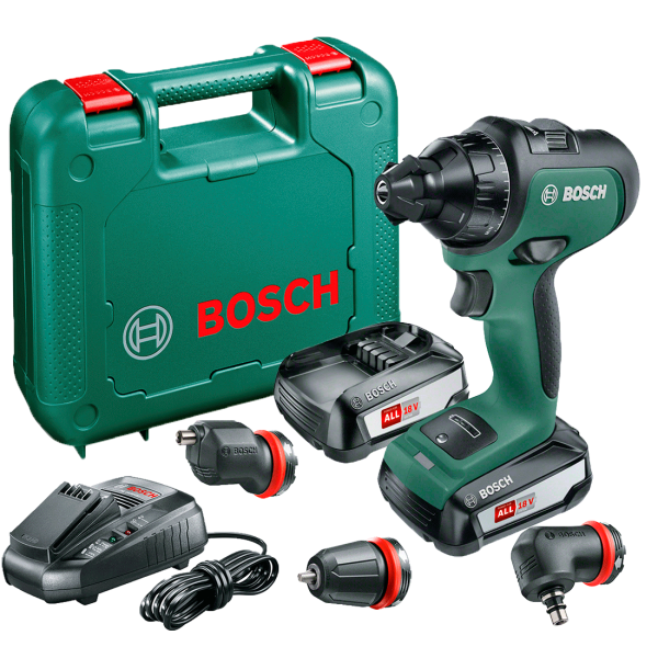Акумуляторний безщітковий шурупокрут Bosch AdvancedDrill 18 в чемодані з 2 акб PBA 18 V 2,5 Ah W-B та з/п AL 1830 CV 06039B5003