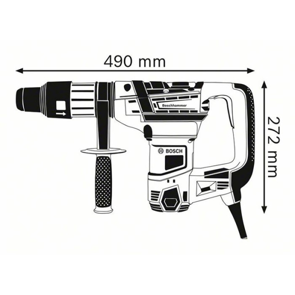 Перфоратор Bosch Professional GBH 5-40 D в чемодані