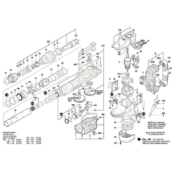 Відбійний молоток Bosch Professional GSH 11 VC в чемодані з пикоподібним зубилом 0611336000