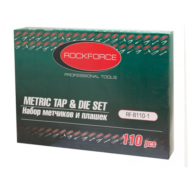 Набір метчік.і плашек110пр (2х0.4,3х0.5,4х0.7,5х0.8,6х0.75-1,8х0.75-1,25,9х0.75-1.25,10х0.75-1.5,11х