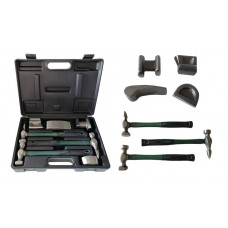 Набір інструментів рихтувальних для кузовних робіт, 7пр, в кейсі