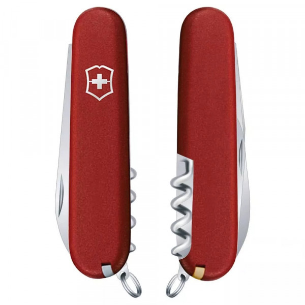 Складаний ніж Victorinox 84мм WAITER MAT 1 шар, 9 функцій, Червоний матовий (0.3303_M0007) Складаний ніж Victorinox 84мм WAITER MAT 1 шар, 9 функцій, Червоний матовий (0.3303_M0007)