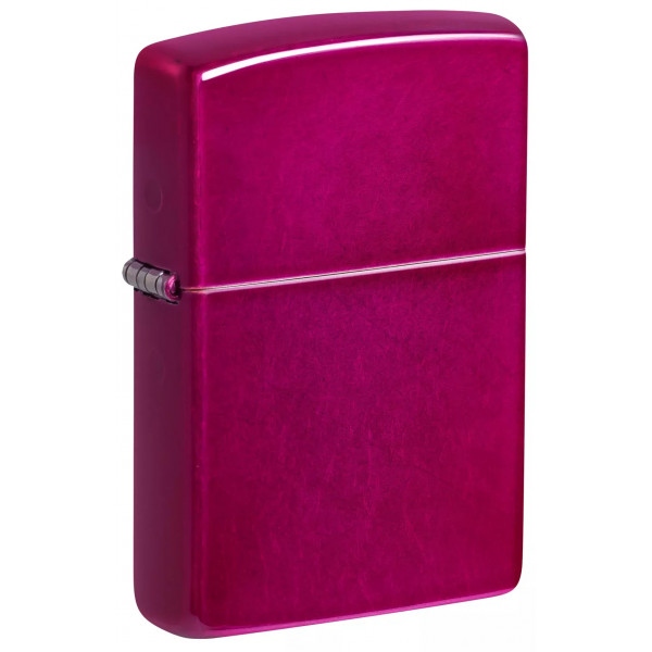 Запальничка бензинова Zippo Classic Candy Raspberry глянцевий Малиновий (24003)
