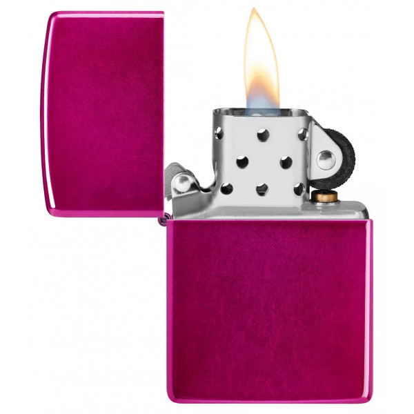 Запальничка бензинова Zippo Classic Candy Raspberry глянцевий Малиновий (24003) Запальничка бензинова Zippo Classic Candy Raspberry глянцевий Малиновий (24003)