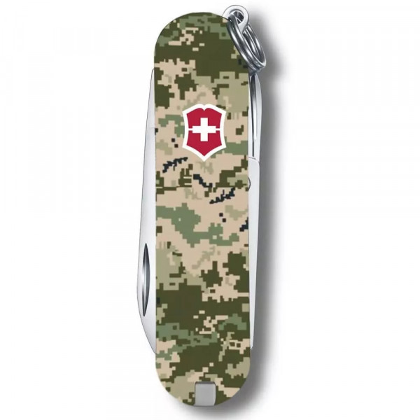 Складаний ніж-брелок 58мм CLASSIC SD ARMY 1шар, 7функцій, Піксель (0.6223.3_W3941pw) Складаний ніж-брелок 58мм CLASSIC SD ARMY 1шар, 7функцій, Піксель (0.6223.3_W3941pw)