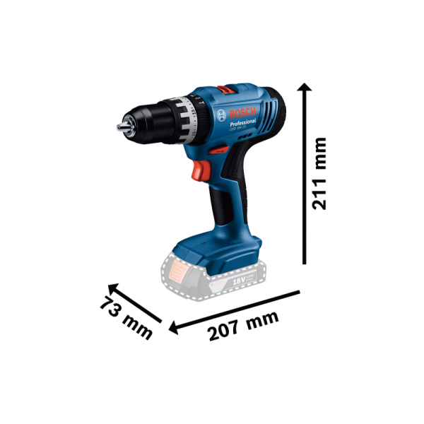 Комбінований комплект Bosch Professional 18V GSB + GBH + GWS + 2x акумулятори 4.0 Ah (0615A500AG)
