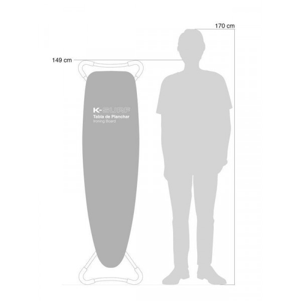 Дошка для прасування Rolser K-Surf TerraTube (K07001-1027) 931465
