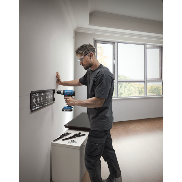 Комбінований комплект Bosch Professional 18V GSB + GBH + GWS + 2x акумулятори 4.0 Ah (0615A500AG)