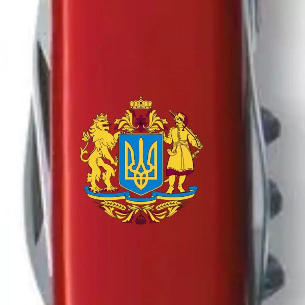 Складной нож Victorinox Climber Ukraine 91мм 14 функций Красный (1.3703_T0400u) Складной нож Victorinox Climber Ukraine 91мм 14 функций Красный (1.3703_T0400u)