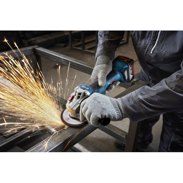 Акумуляторна безщіткова кутова шліфувальна машина Bosch GWS 18V-8 (06019N9000) (Solo - без аку та ЗП)