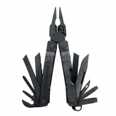 Мультиінструмент Leatherman Super Tool 300 Black, нейлоновий чохол MOLLE (чорний) (831151)