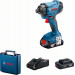 Акумуляторний ударний гайковерт Bosch GDR 180-Li (06019G5123) 2 аку + зар. пристрій