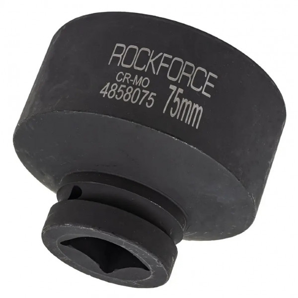 Головка ударна 1'' 75мм 6-гранна Rockforce RF-4858075