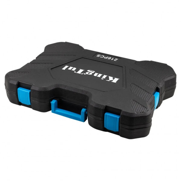 Набір інструментів 216пр. 1/4'', 3/8'', 1/2'' (6гр.) KingTul KT-38841 EURO