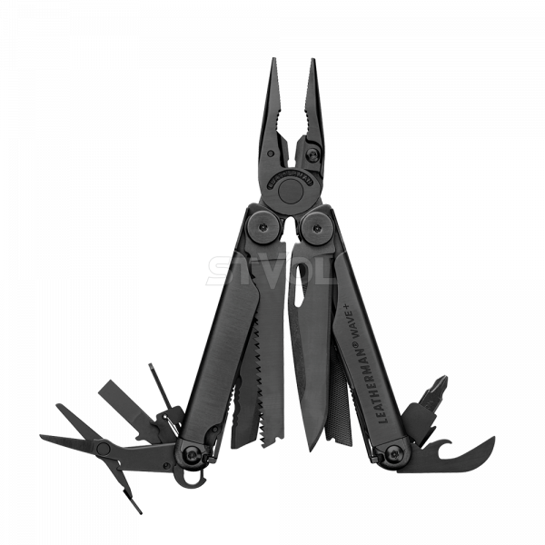 Мультиінструмент Leatherman Wave Plus Black, нейлоновий чохол Molle (832526)