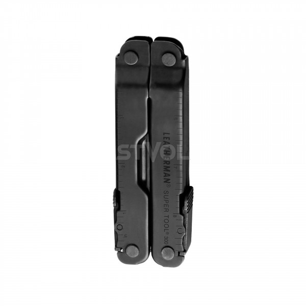 Мультиінструмент Leatherman Super Tool 300 Black, нейлоновий чохол MOLLE (чорний) (831151)