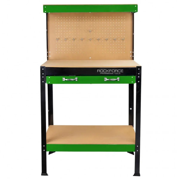 Верстат слюсарний металевий (800х400х1400мм) Rockforce RF-WT00301