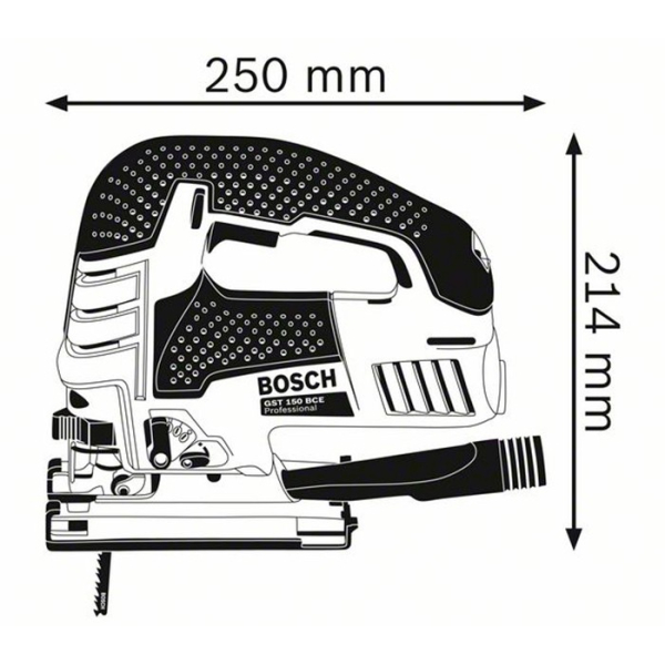 Лобзик Bosch Professional GST 150 BCE в чемодані 0601513000