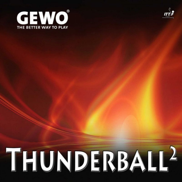 Накладка для ракетки Gewo Thunderball² 2.1 red (4814300021) (931898)
