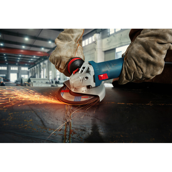 Кутова шліфмашина Bosch Professional GWS 12-125 S з регулюванням і антивібраційною рукояткою