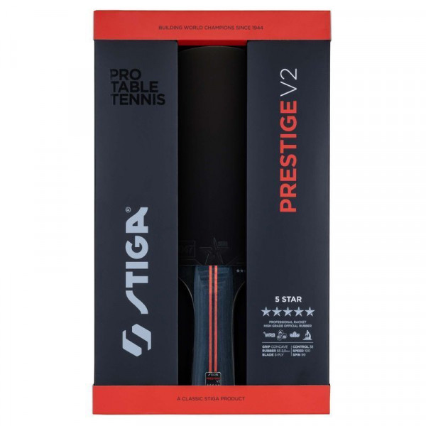 Ракетка для настільного тенісу Stiga Prestige V2 5-Star FL (1215-1305-35) 932357 Ракетка для настільного тенісу Stiga Prestige V2 5-Star FL (1215-1305-35) 932357