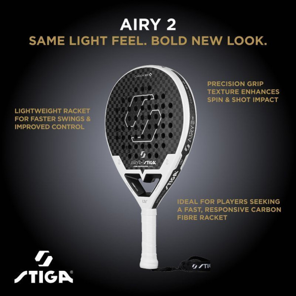 Ракетка для падел тенісу Stiga Racket AIRY 2 (2204-1311-01) (932054)