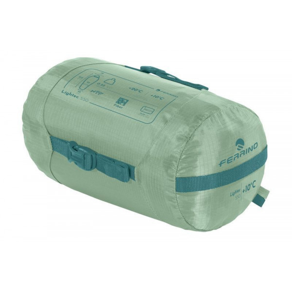 Спальний мішок Ferrino Lightec 550 +10°C Green (86153RVV) 932327