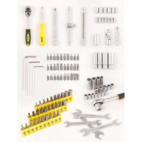 Набір інструментів 62пр. 1/4" (6гр.) WMC TOOLS 2062