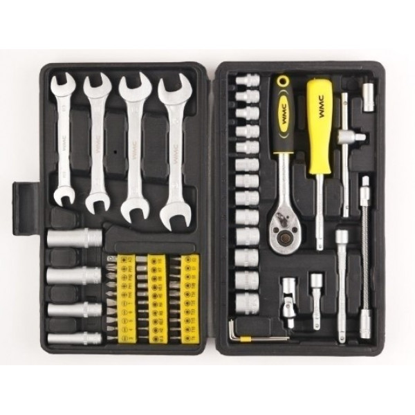 Набір інструментів 62пр. 1/4" (6гр.) WMC TOOLS 2062