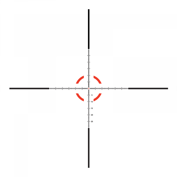 Приціл оптичний TRIJICON Credo 1-8x28 (34 мм) illum. Red/Green MRAD Segmented Circle CR828-C-2900032
