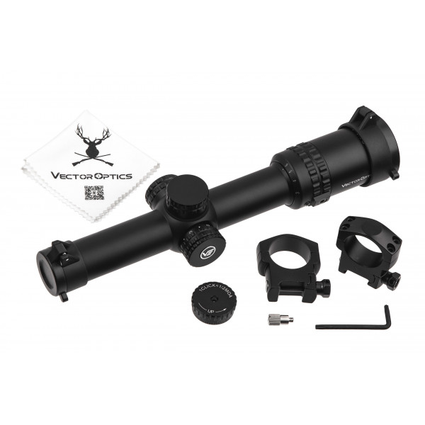 Приціл оптичний Vector Optics Grimlock 1-6x24 (30 мм) Illum. GenII SFP SCOC-13II Приціл оптичний Vector Optics Grimlock 1-6x24 (30 мм) Illum. GenII SFP SCOC-13II