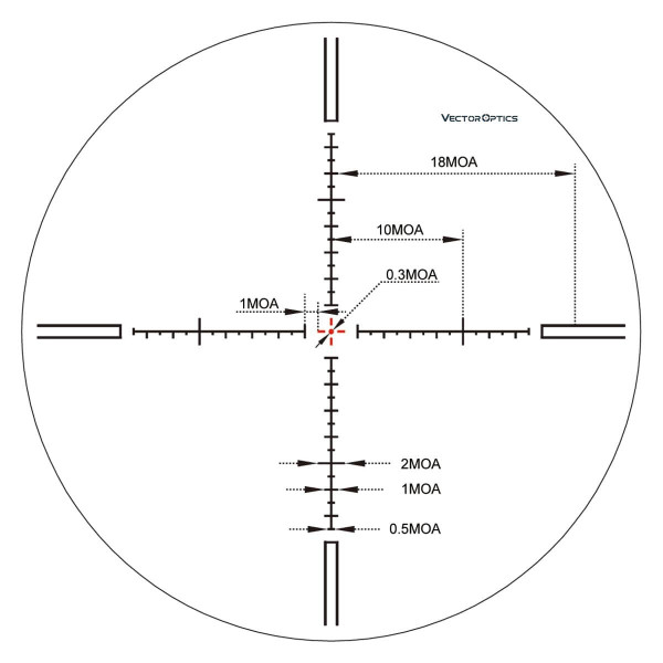 Приціл оптичний Vector Optics Aston 5-30x56 (30 mm) illum. SFP SCOL-24 Приціл оптичний Vector Optics Aston 5-30x56 (30 mm) illum. SFP SCOL-24
